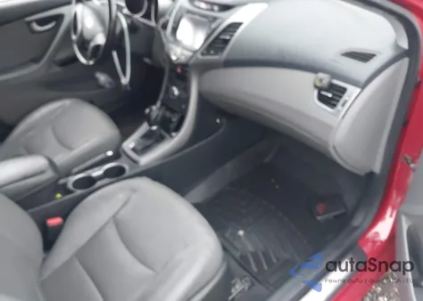 2014 Hyundai Elantra Limited z USA, uszkodzony, nr VIN KMHDH4AE1EU105475